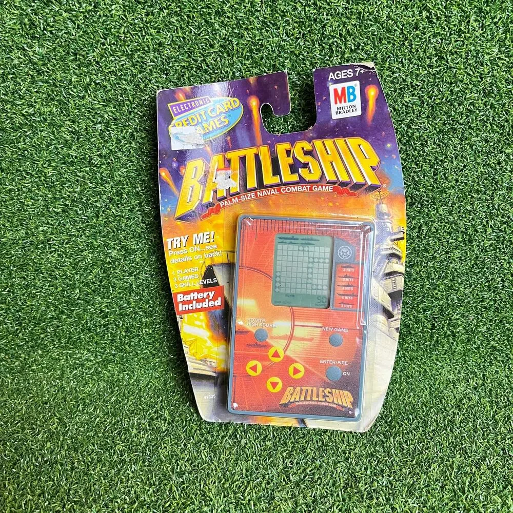 Battleship Palm Size Naval Combat Game Electronic Hand Held